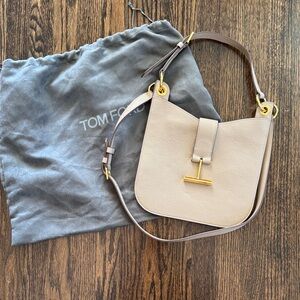 Tom Ford small Tara leather top handle bag